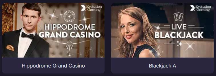 Live casino games-evolution
